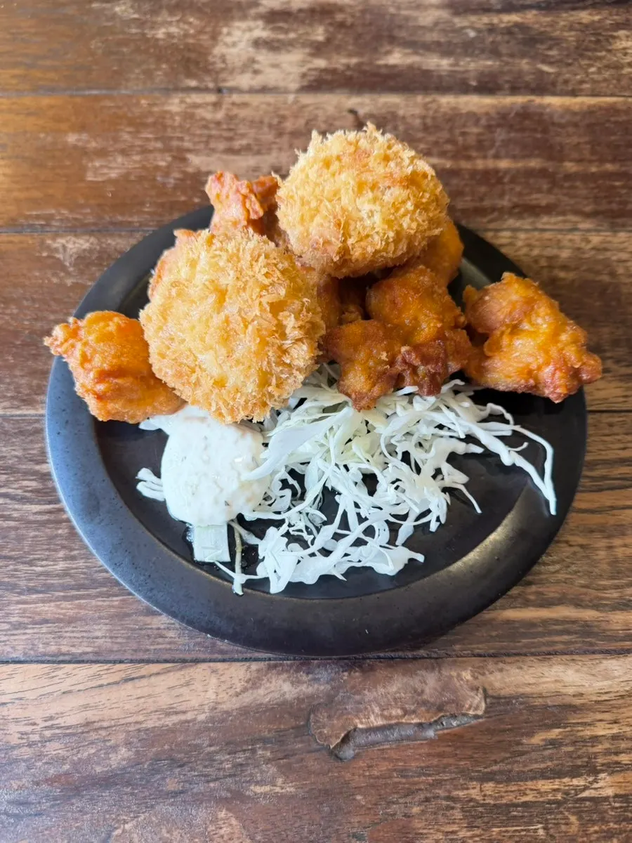 Added sweet potato cheese croquette and karaage