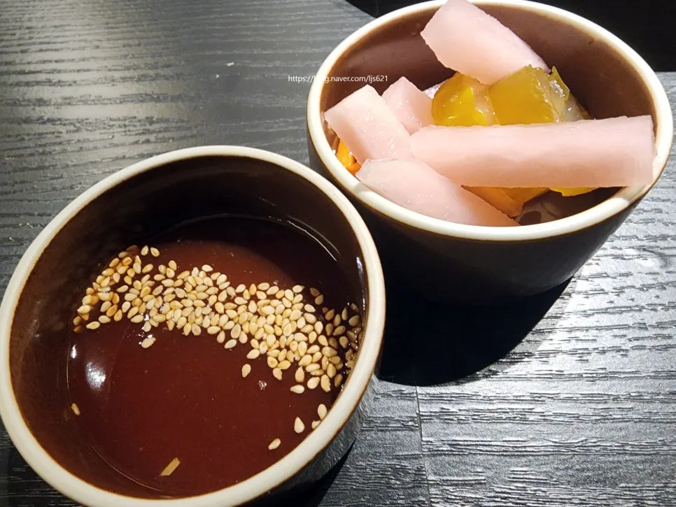 Pickles served as the basic side dish
