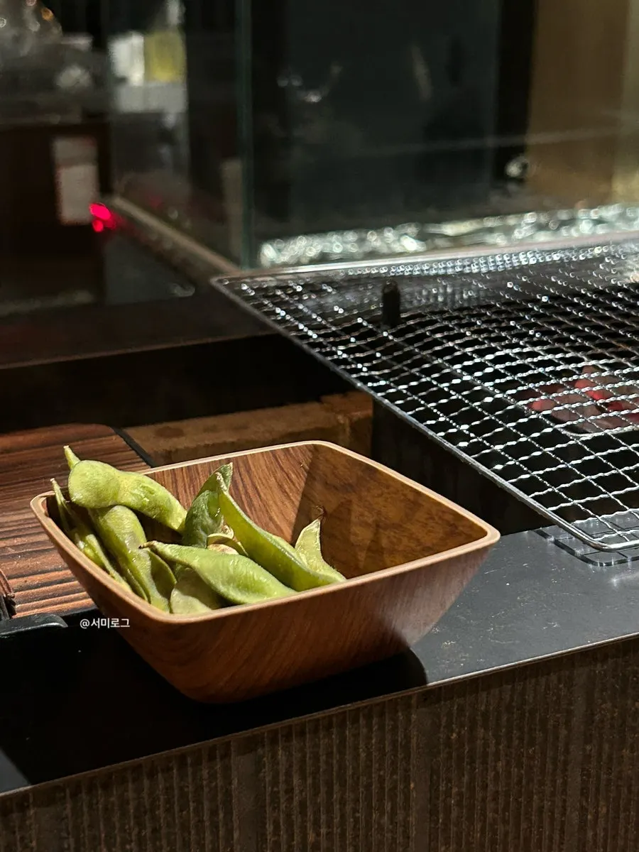 Kidney beans served as a side after ordering grilled chicken