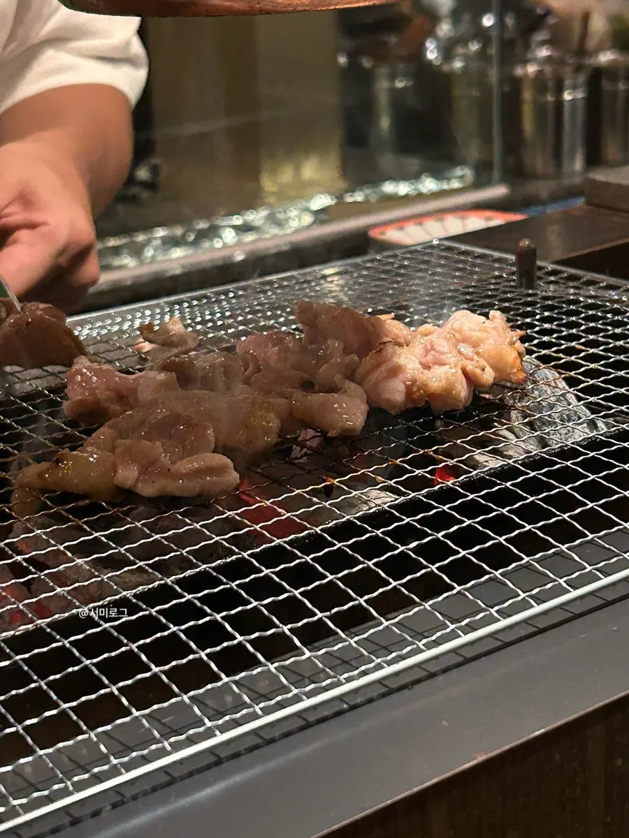The portion size of the 8,000-won grilled chicken order