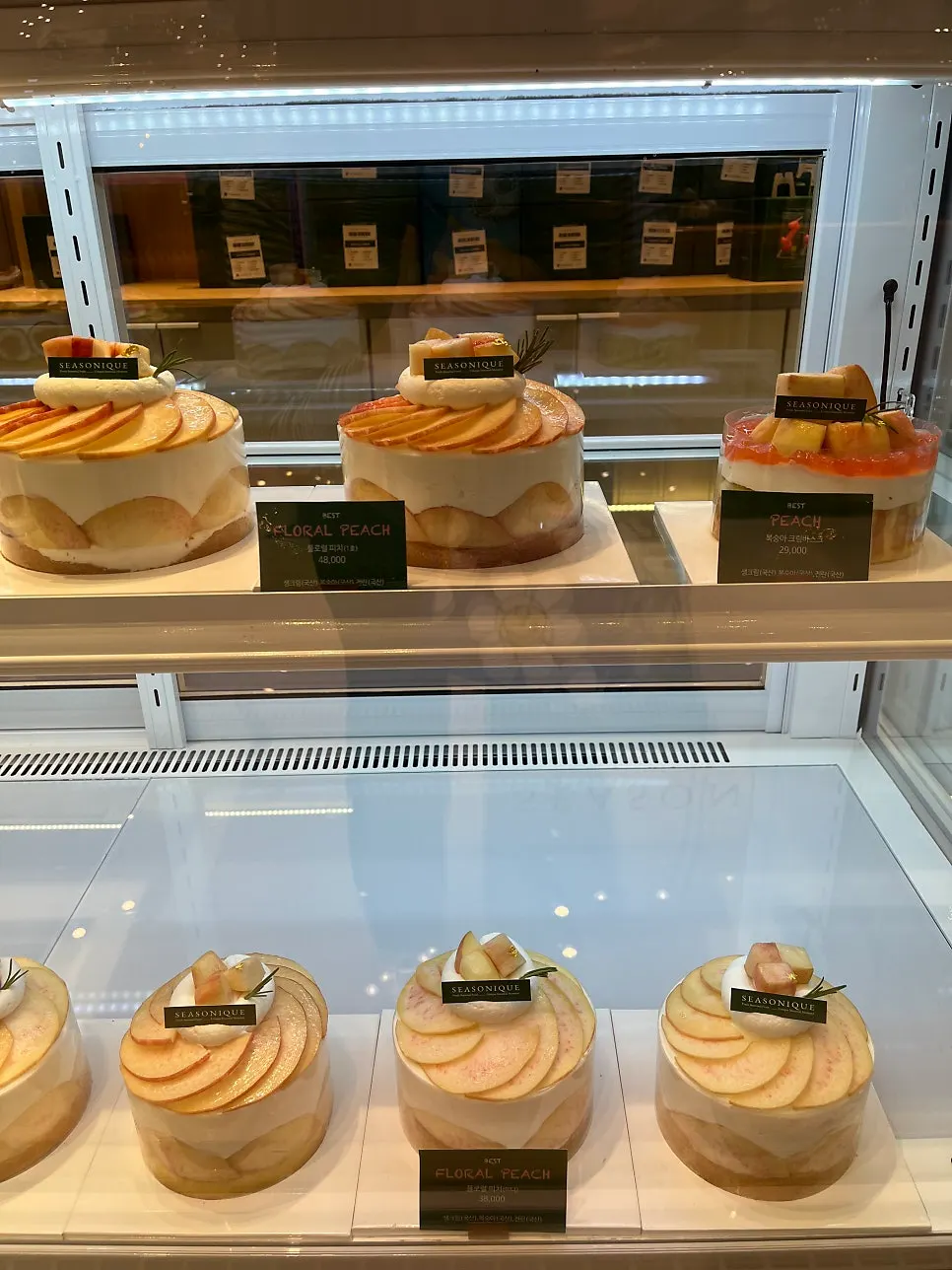 Sijeunikeu cakes arranged by size