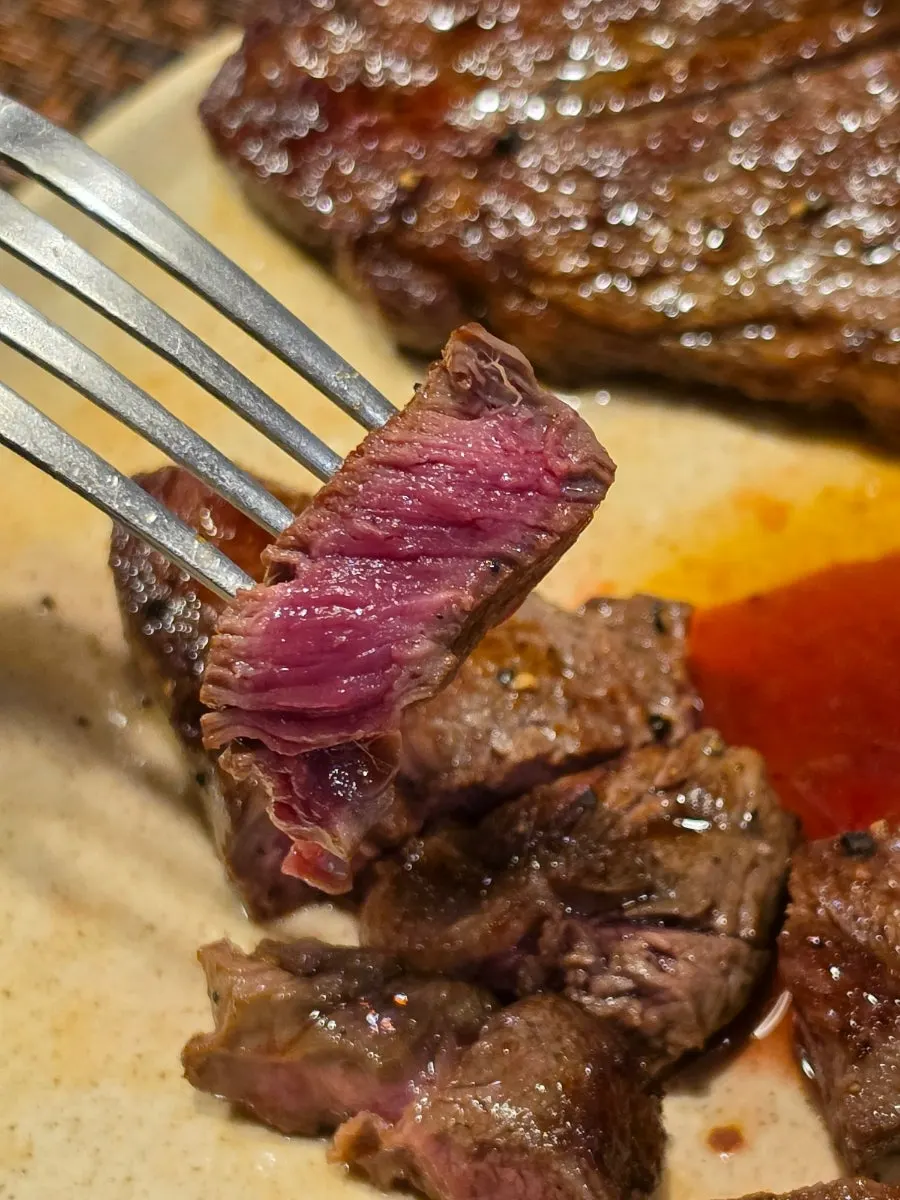 A finely grained piece of tenderloin steak