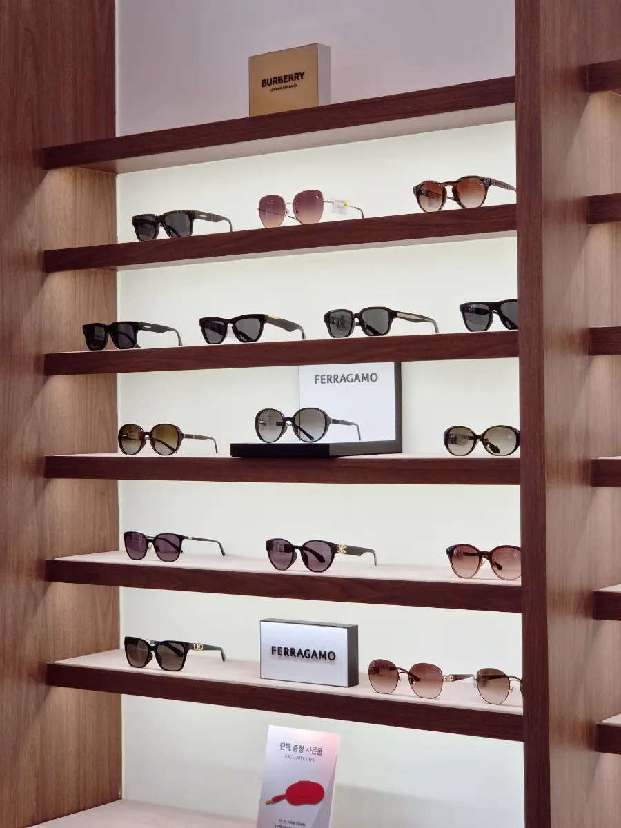Mykita and ic! berlin eyewear display