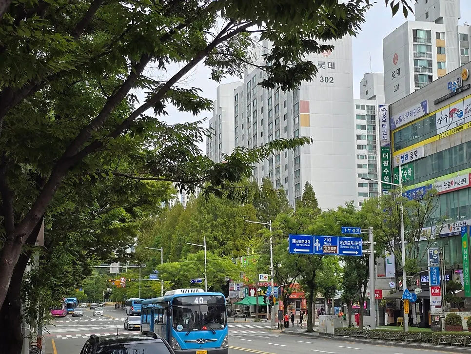 해운대 신시가지 세컨페이스 안경점 외부 모습