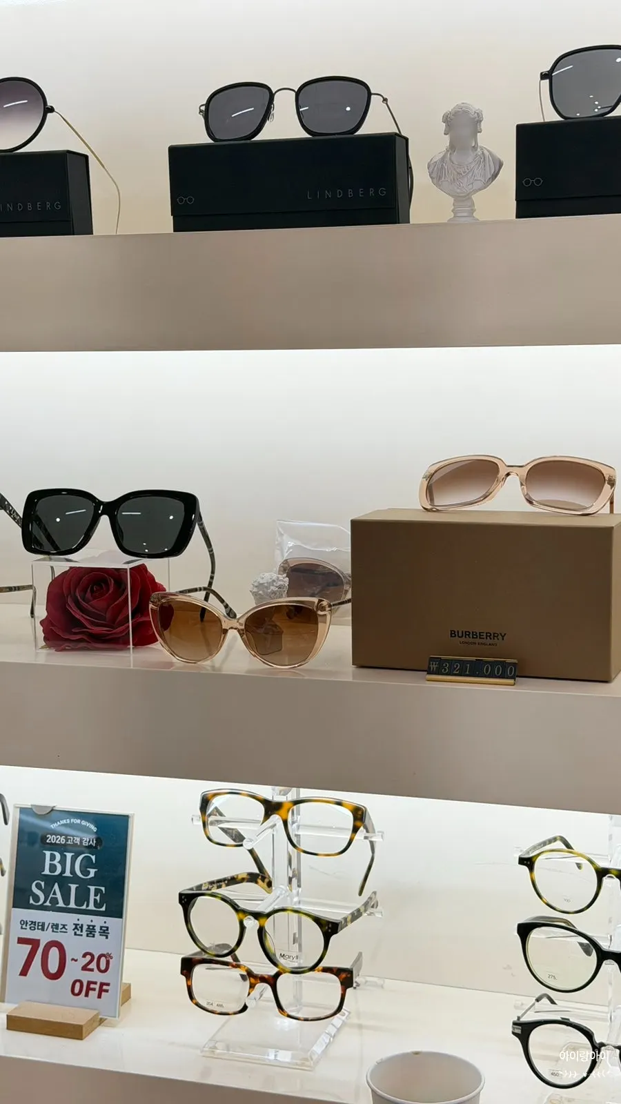 Display of Project Products and other premium frames