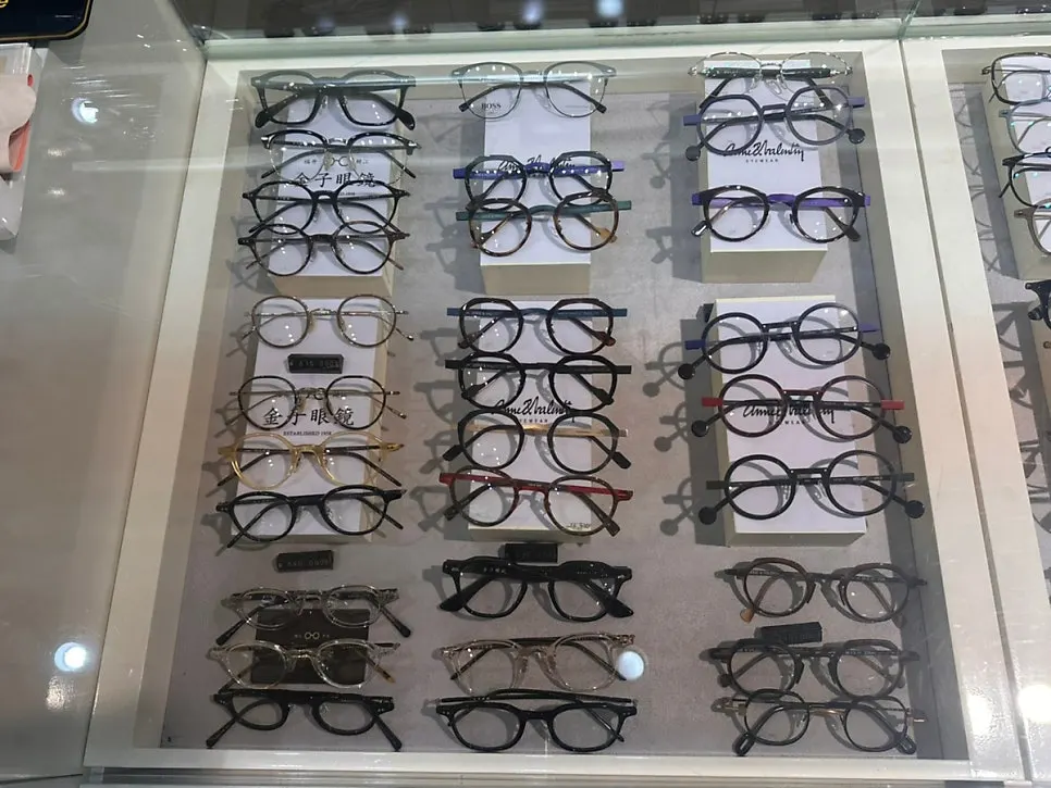 Chrome Hearts glasses displayed in the premium zone