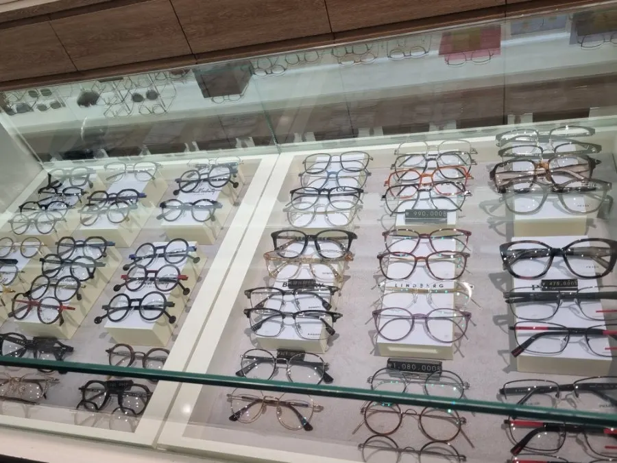 Frames organized by price range