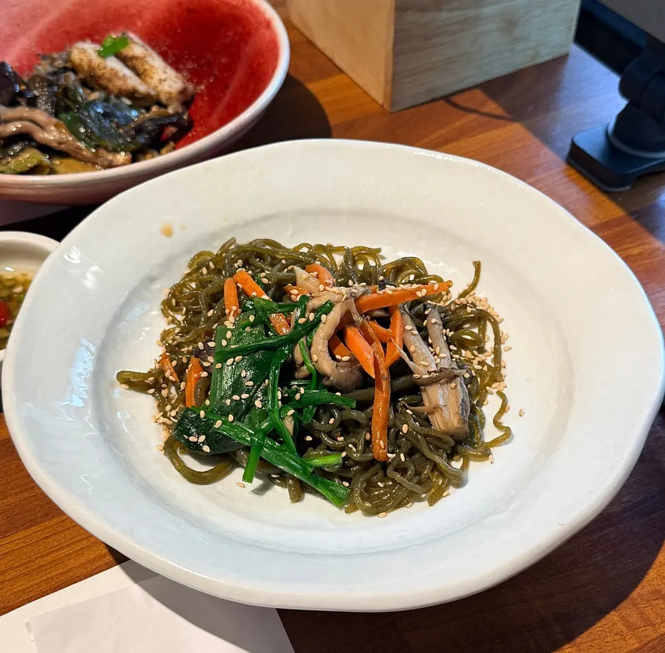 Accompanying doenjang soup
