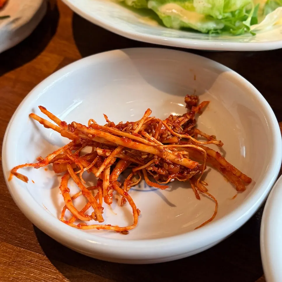 Japchae and royal court tteokbokki side dishes