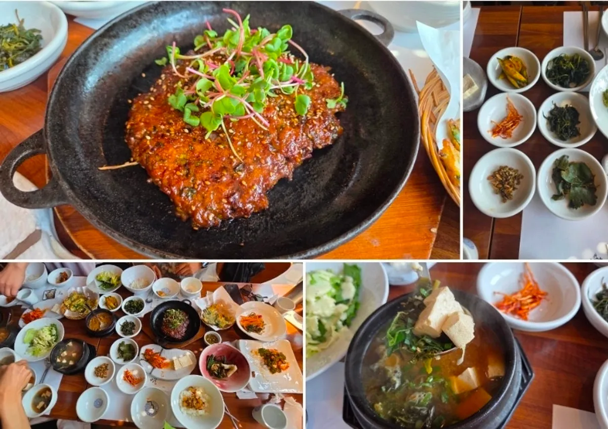 세종 밥꽃한상 한정식 상차림 대표 사진