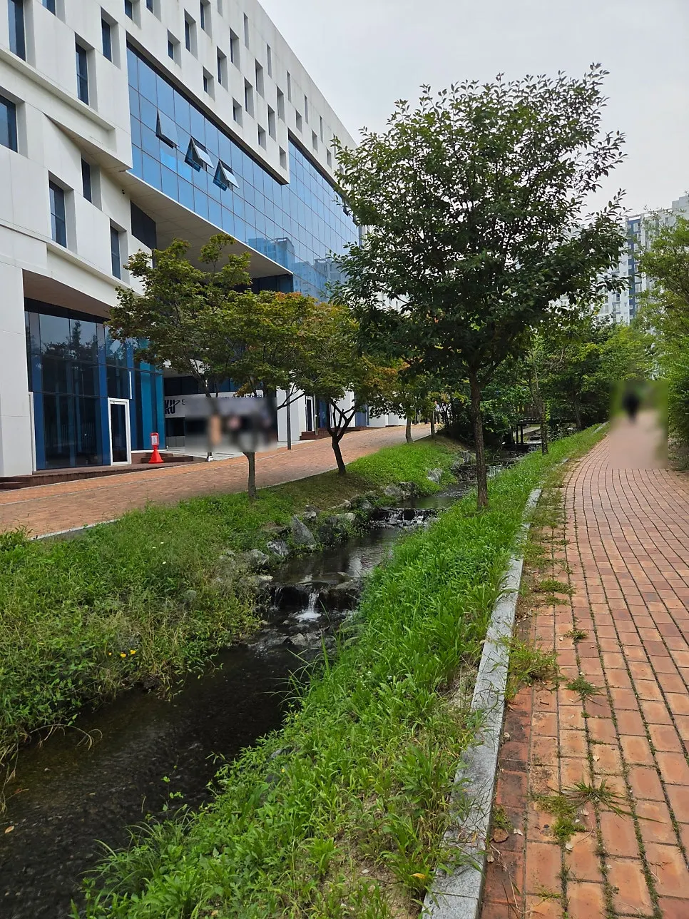 식사를 마친 밥꽃한상 테이블
