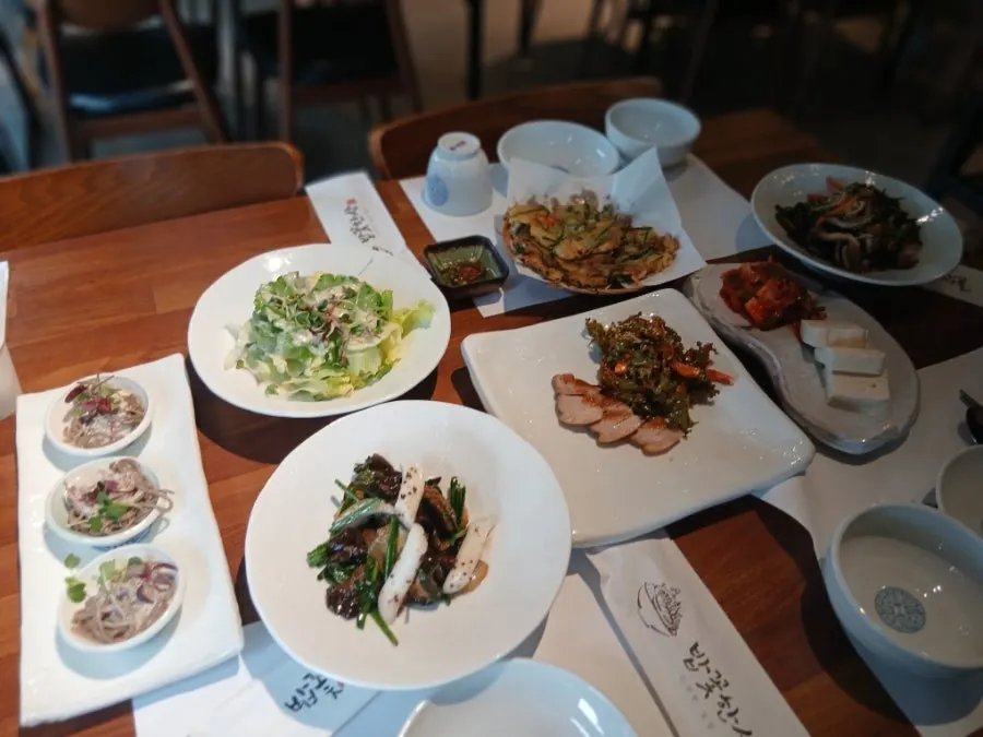 밥꽃 특정식 1차 코스 한 상 차림