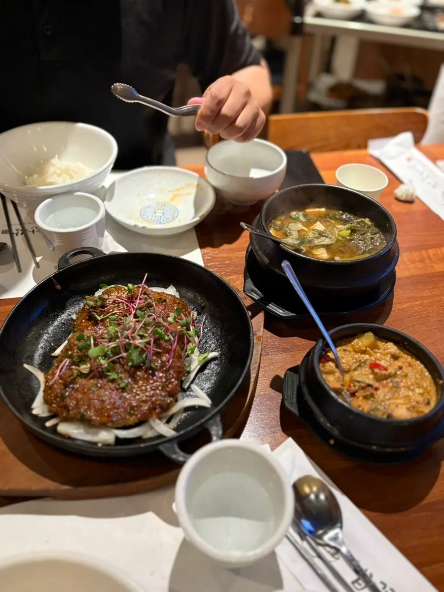 나물 5가지와 견과류조림 반찬