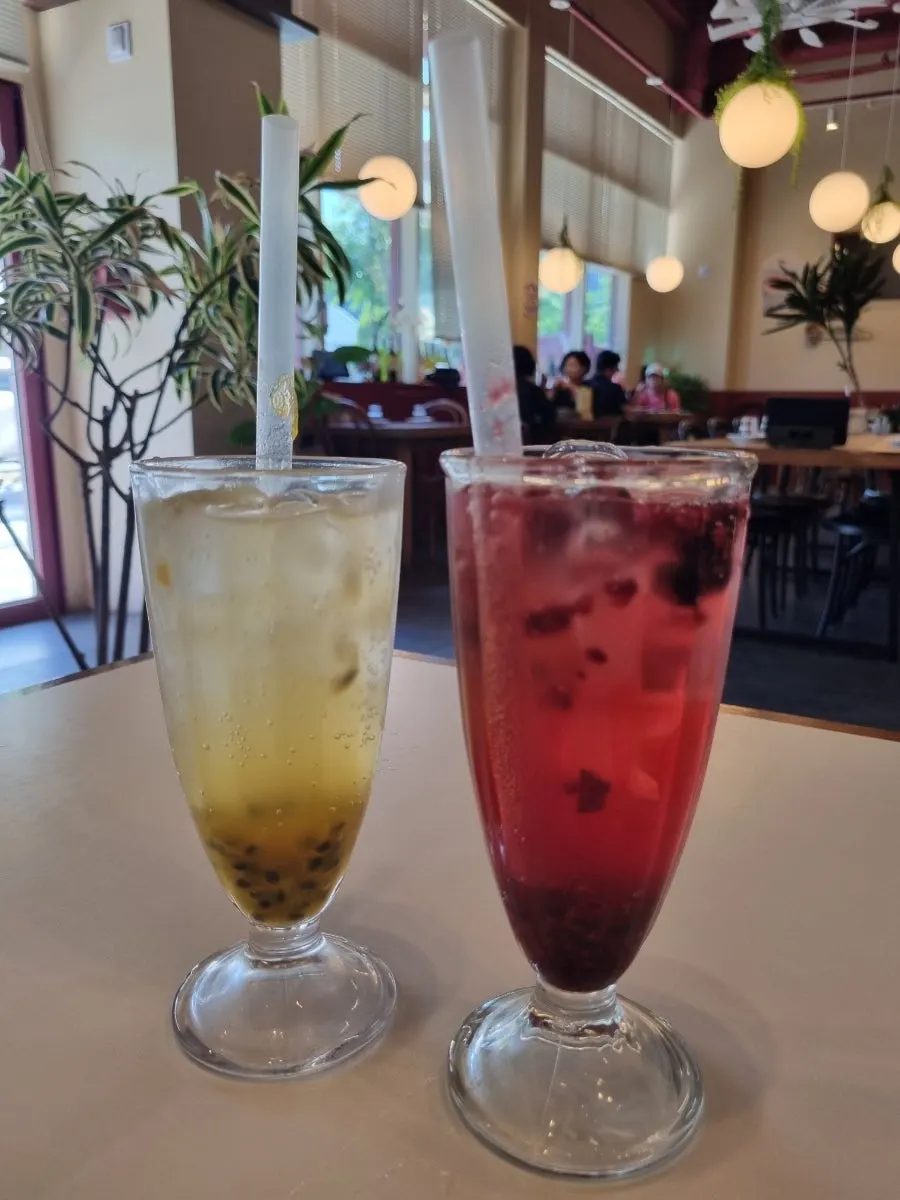 Triple berry passionfruit ade