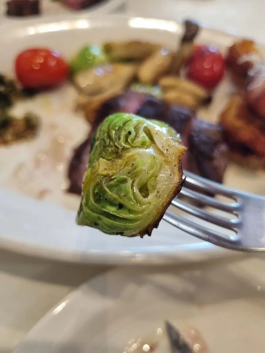 Close-up of aglio olio
