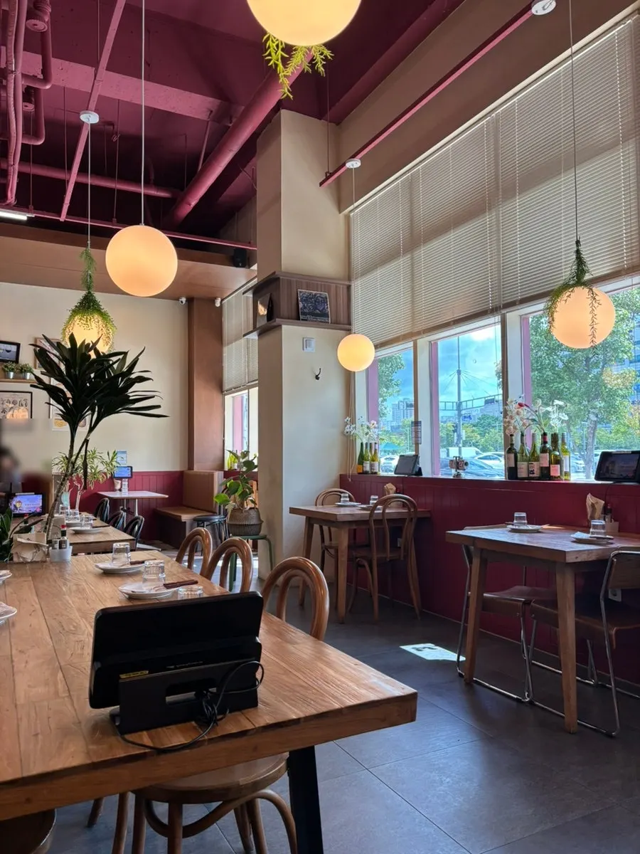 Restaurant interior for an atmospheric meal