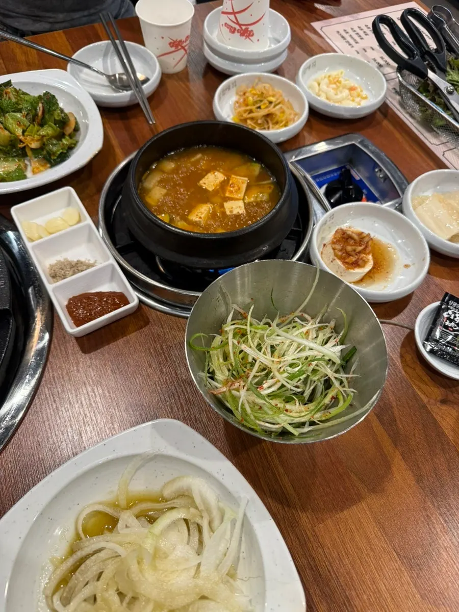 Grill during the beef meal