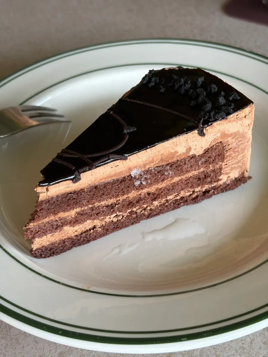 A slice of Apere's opera cake