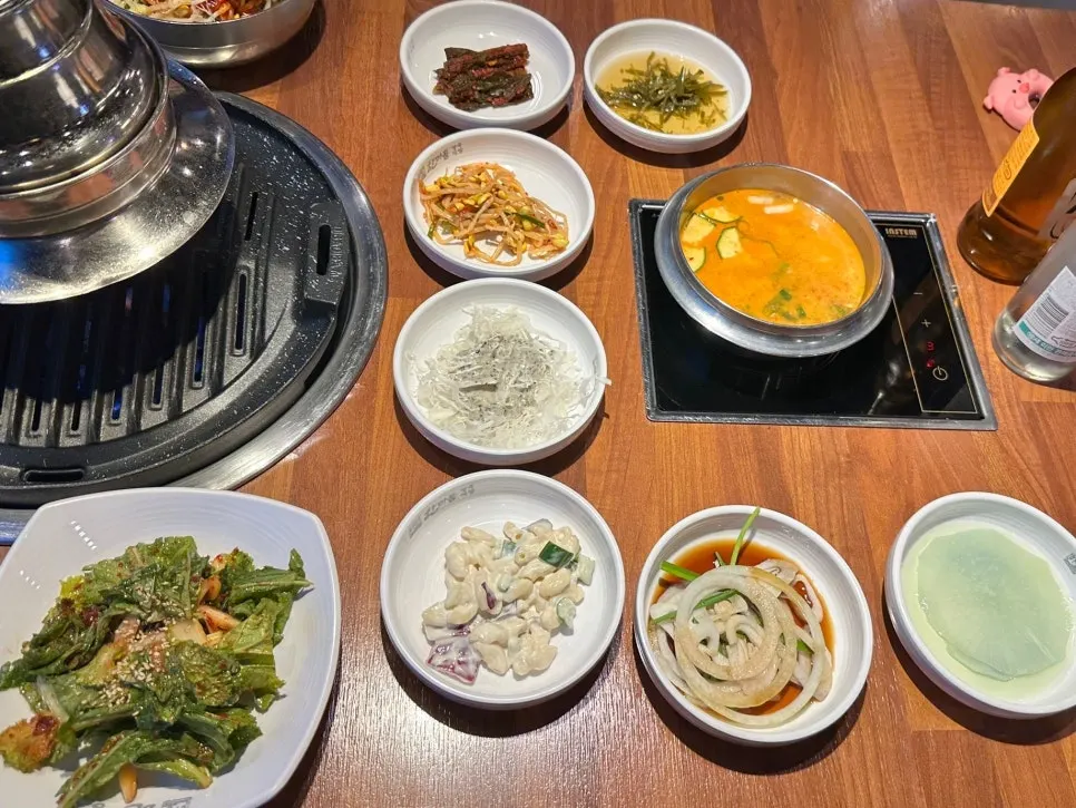 테이블오더로 주문한 돼지 반마리