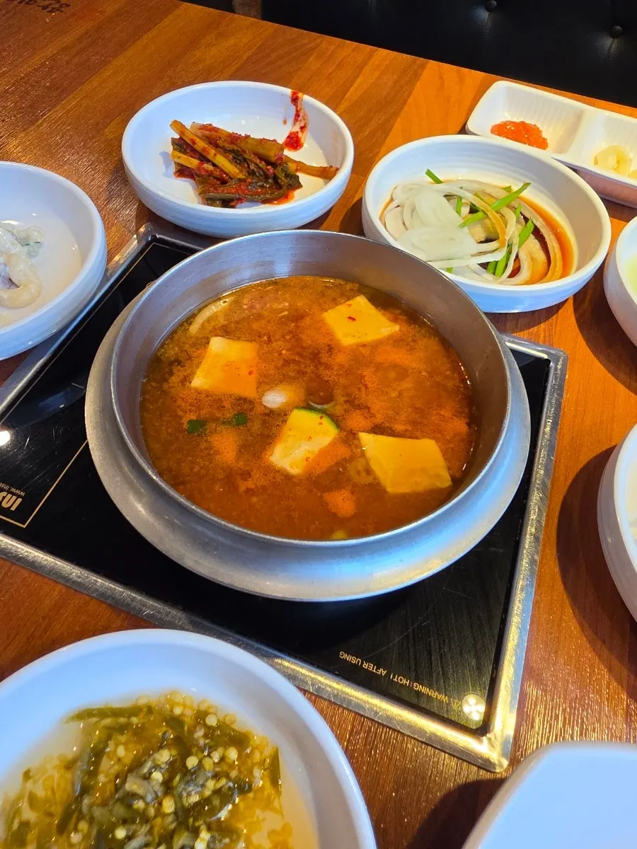 든든한 식사 마무리 된장찌개