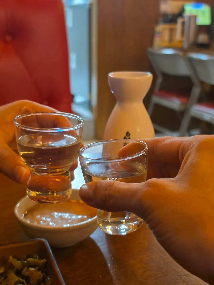 모츠나베와 함께한 기린 생맥주