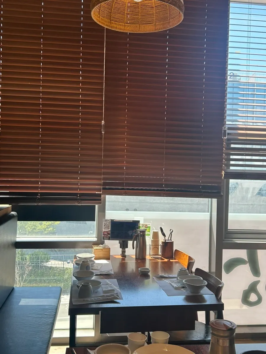 Basic table setting at Bapkkot Hansang