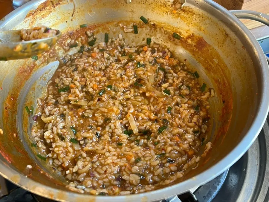 마무리로 끓이는 죽