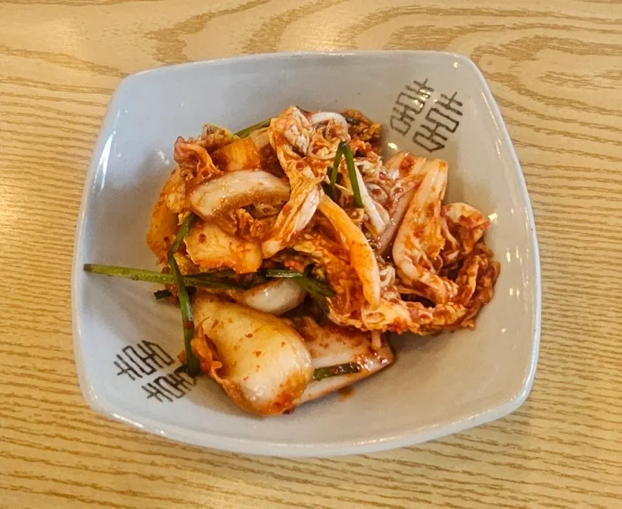 전주식 겉절이 한 접시