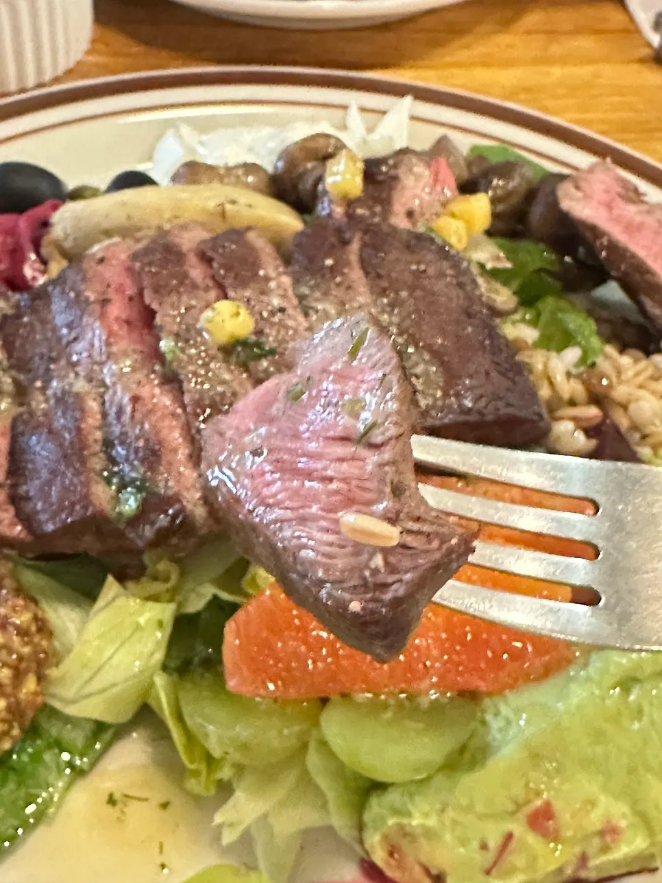 Photo of a French dining meal