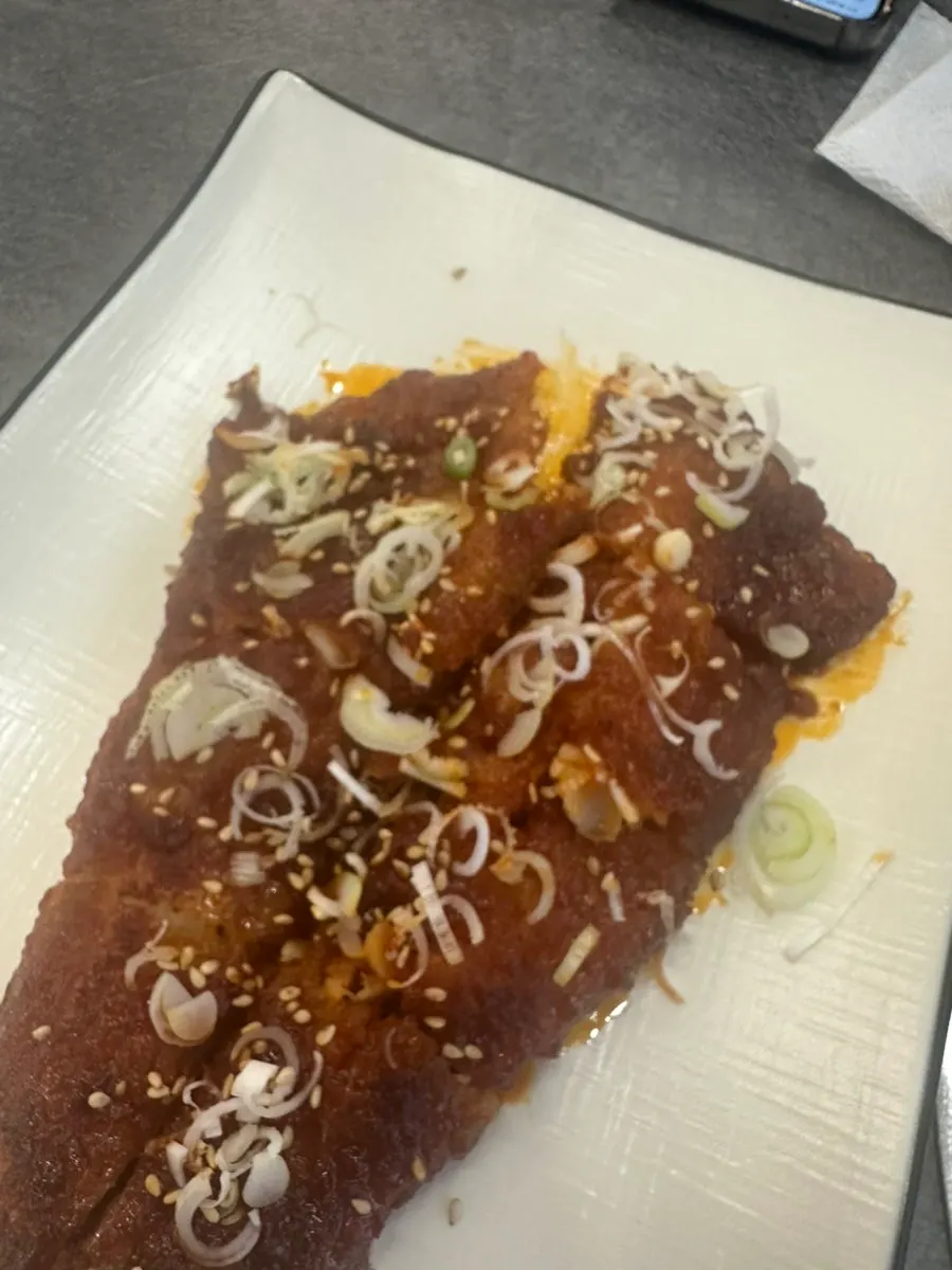 양념 올라간 코다리찜 한 접시