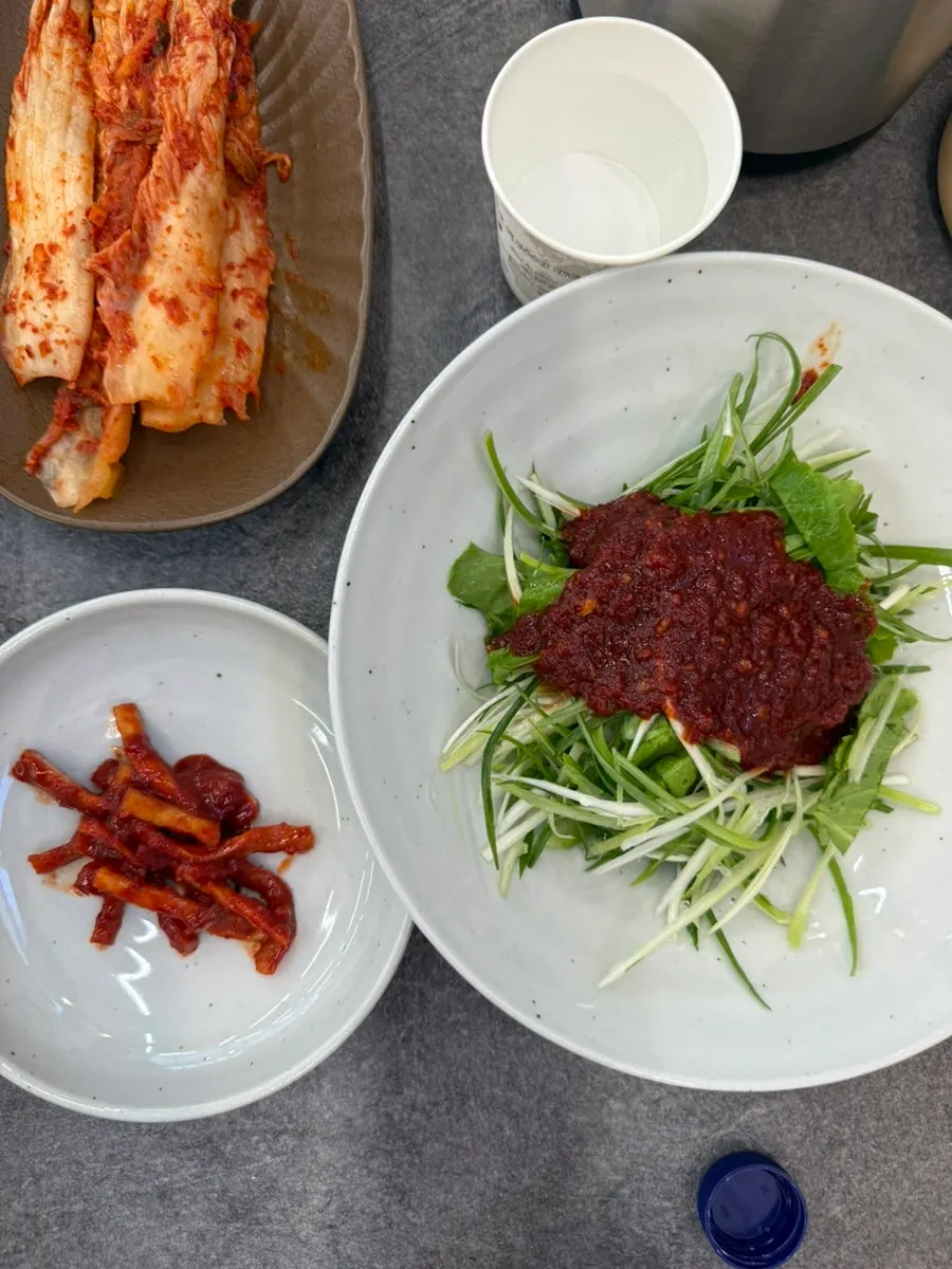 Basic pork belly table spread