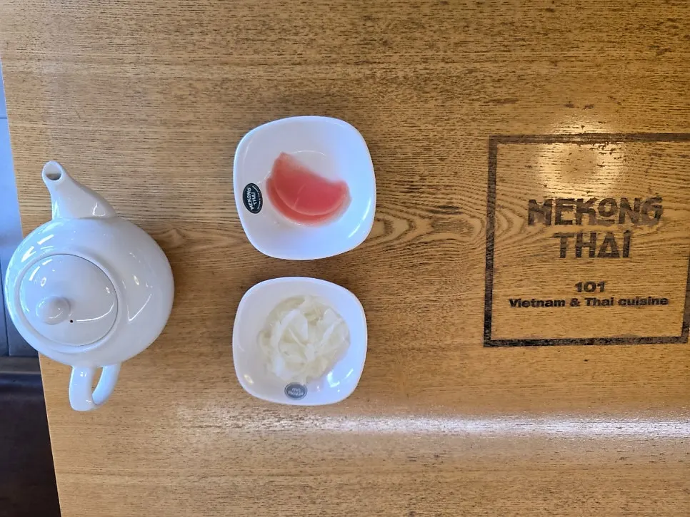 A cup of tea shared before the meal