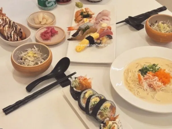 Thực đơn set đôi 2 người của Sushi Resto