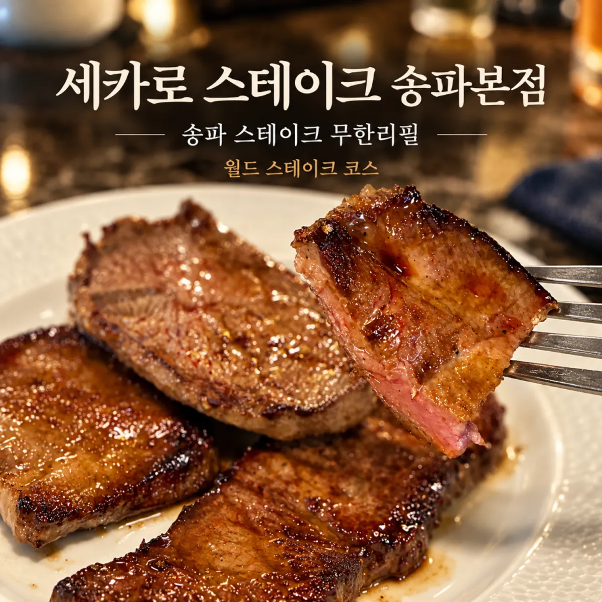 Main photo of the World Steak course at Sekaro Steak Songpa Main Branch