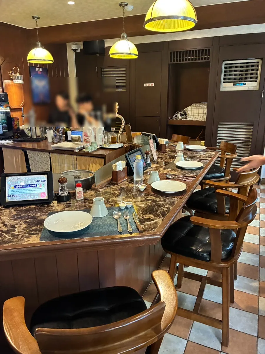 Interior with an American steakhouse feel