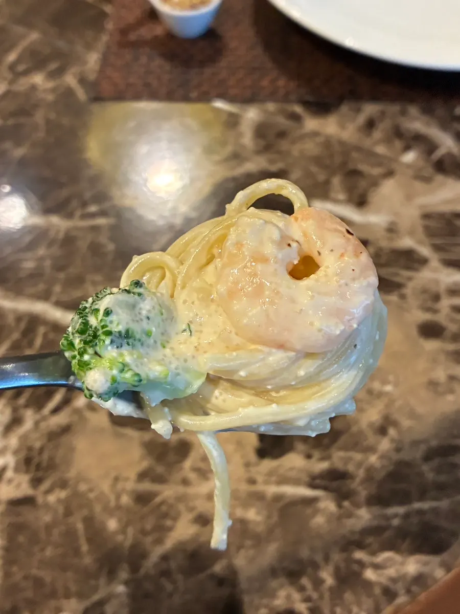 Cream mentaiko pasta
