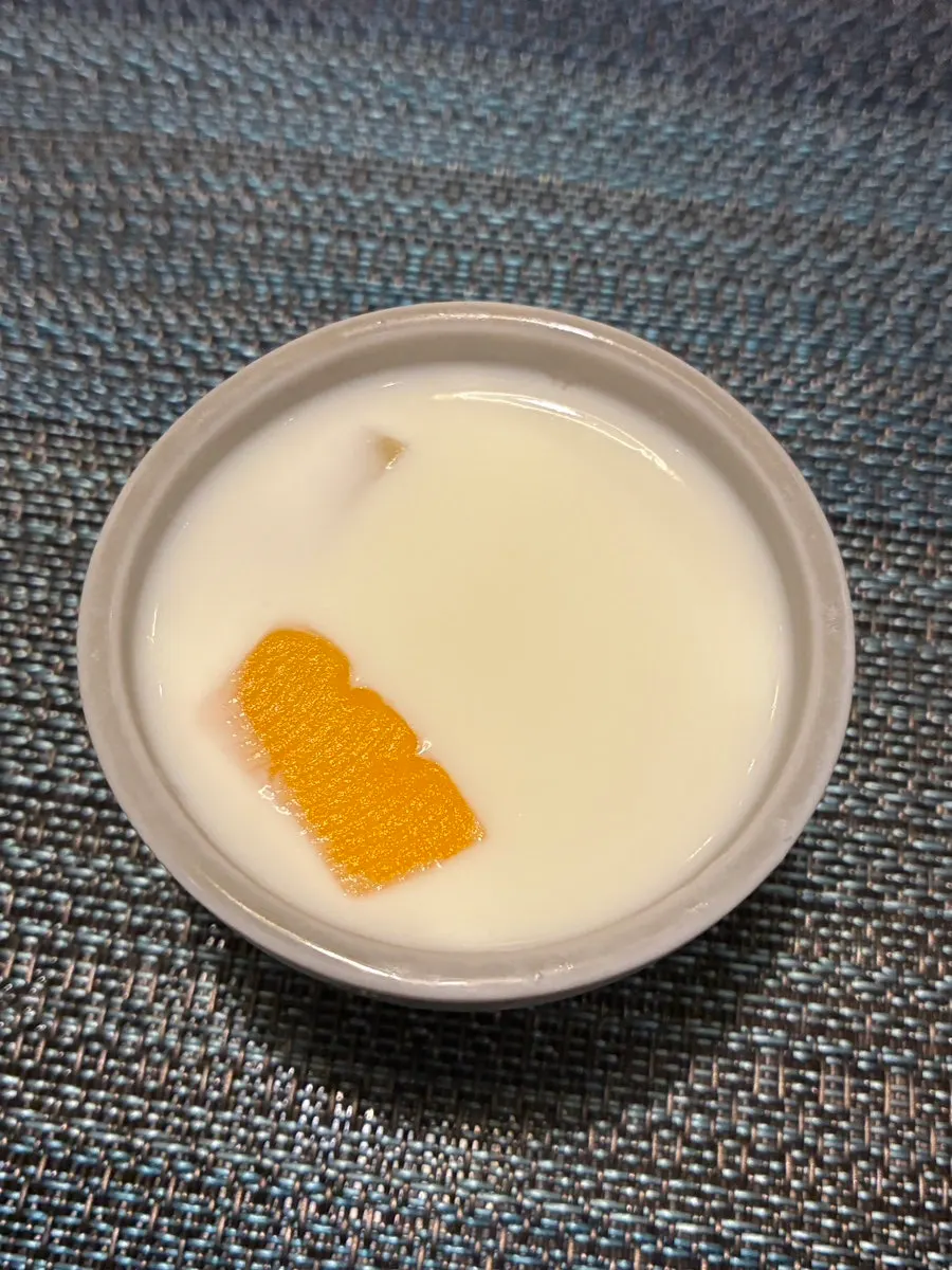 A bite of the thick creamy mentaiko pasta