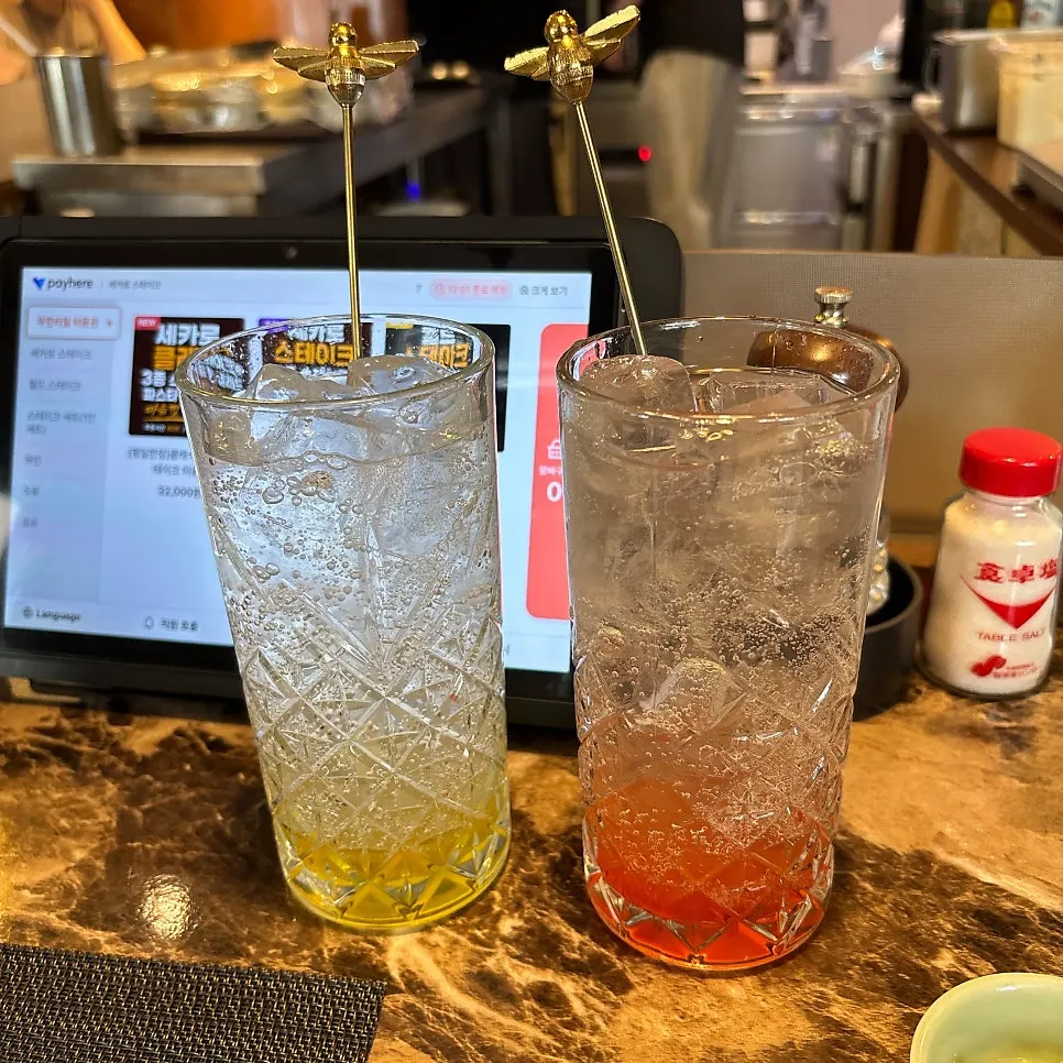 Yuzu ade and guava ade at Sekaro Songpa Main Branch