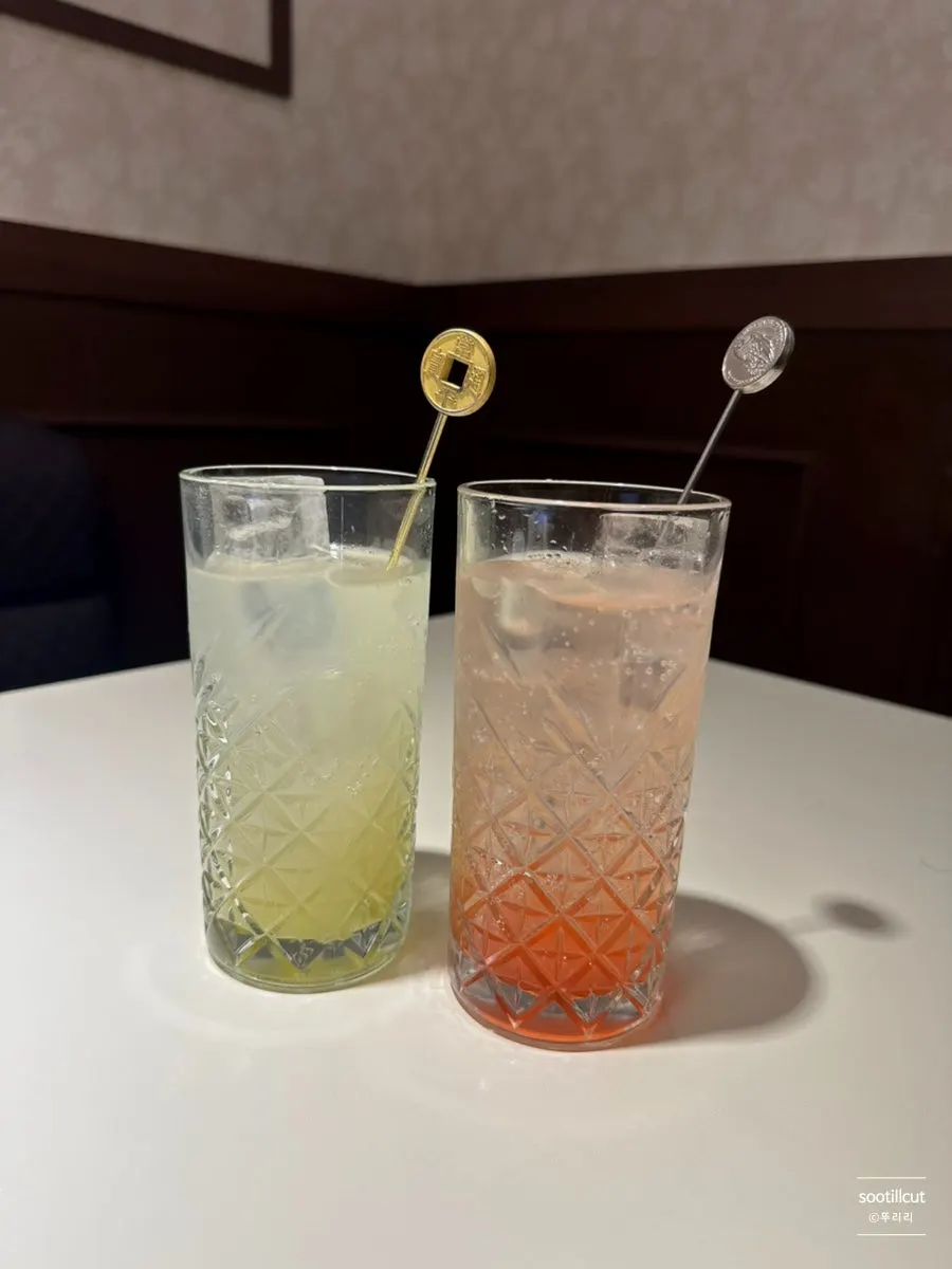 코스에 포함된 생맥주 한 잔