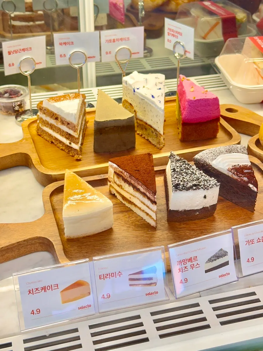 Bread displayed on the bakery shelf