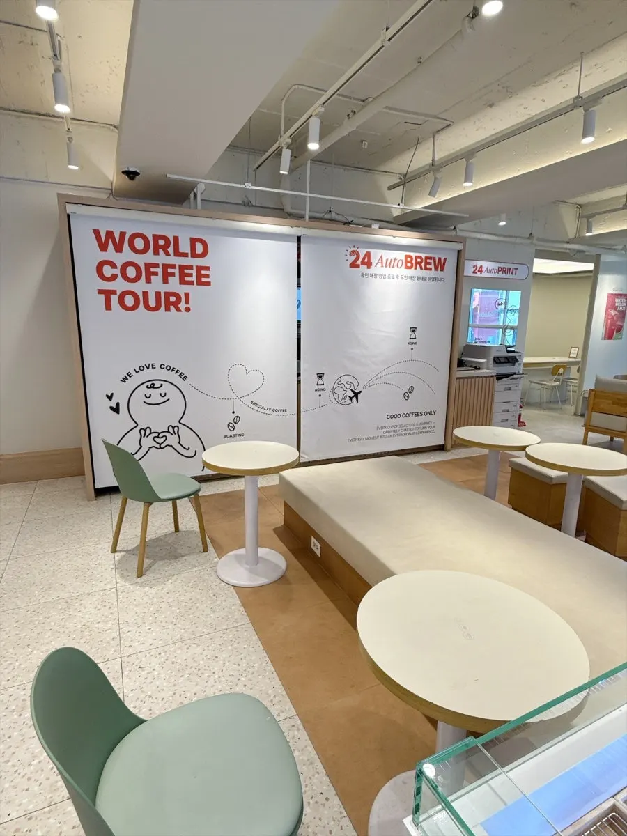 Seating inside Selecto Coffee Sinnonhyeon Branch
