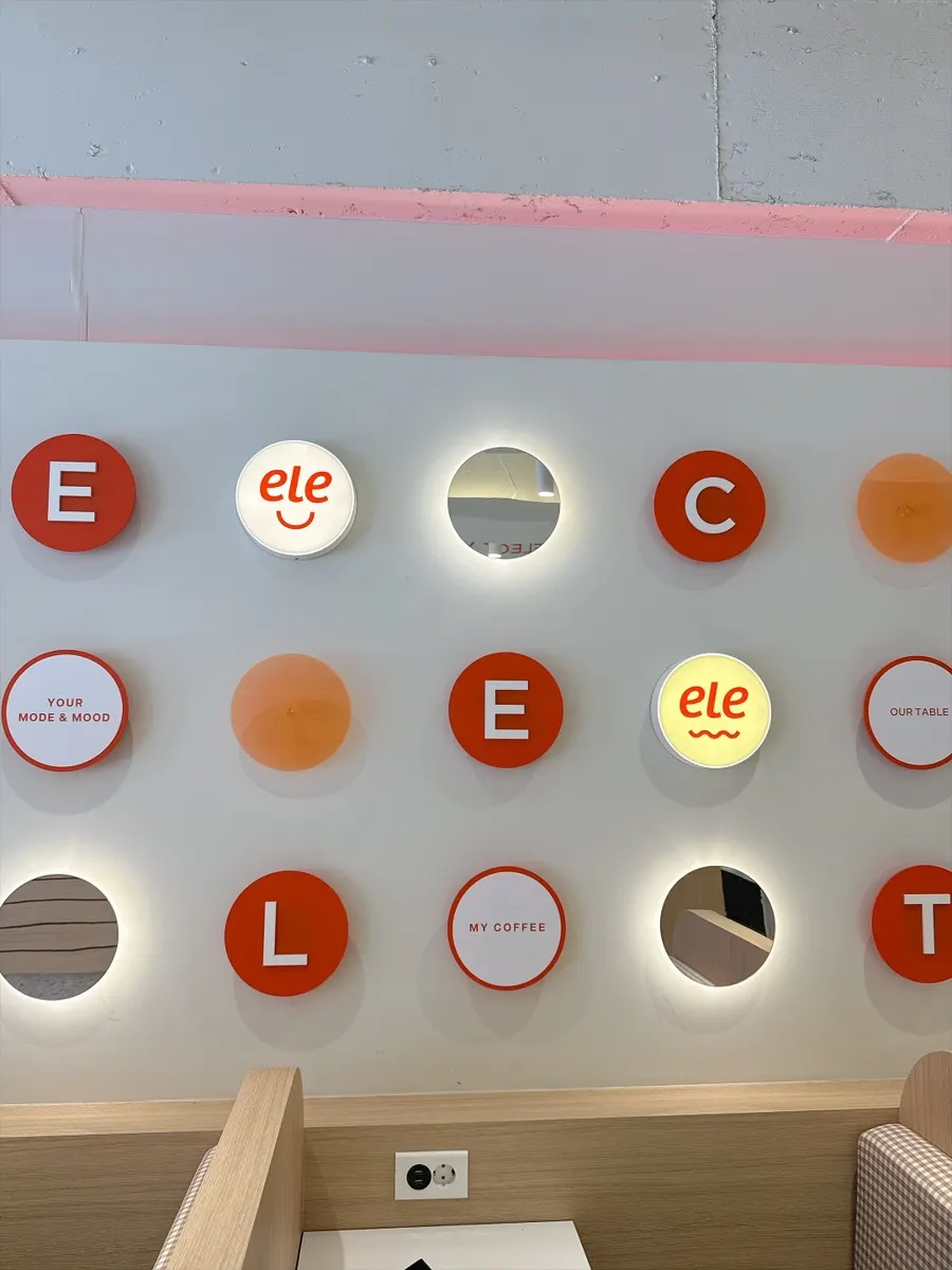 Photo highlighting recommended points of Selecto Coffee Sinnonhyeon Branch