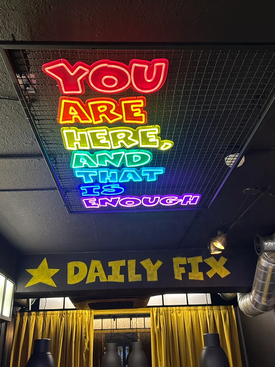 Interior with an American diner atmosphere