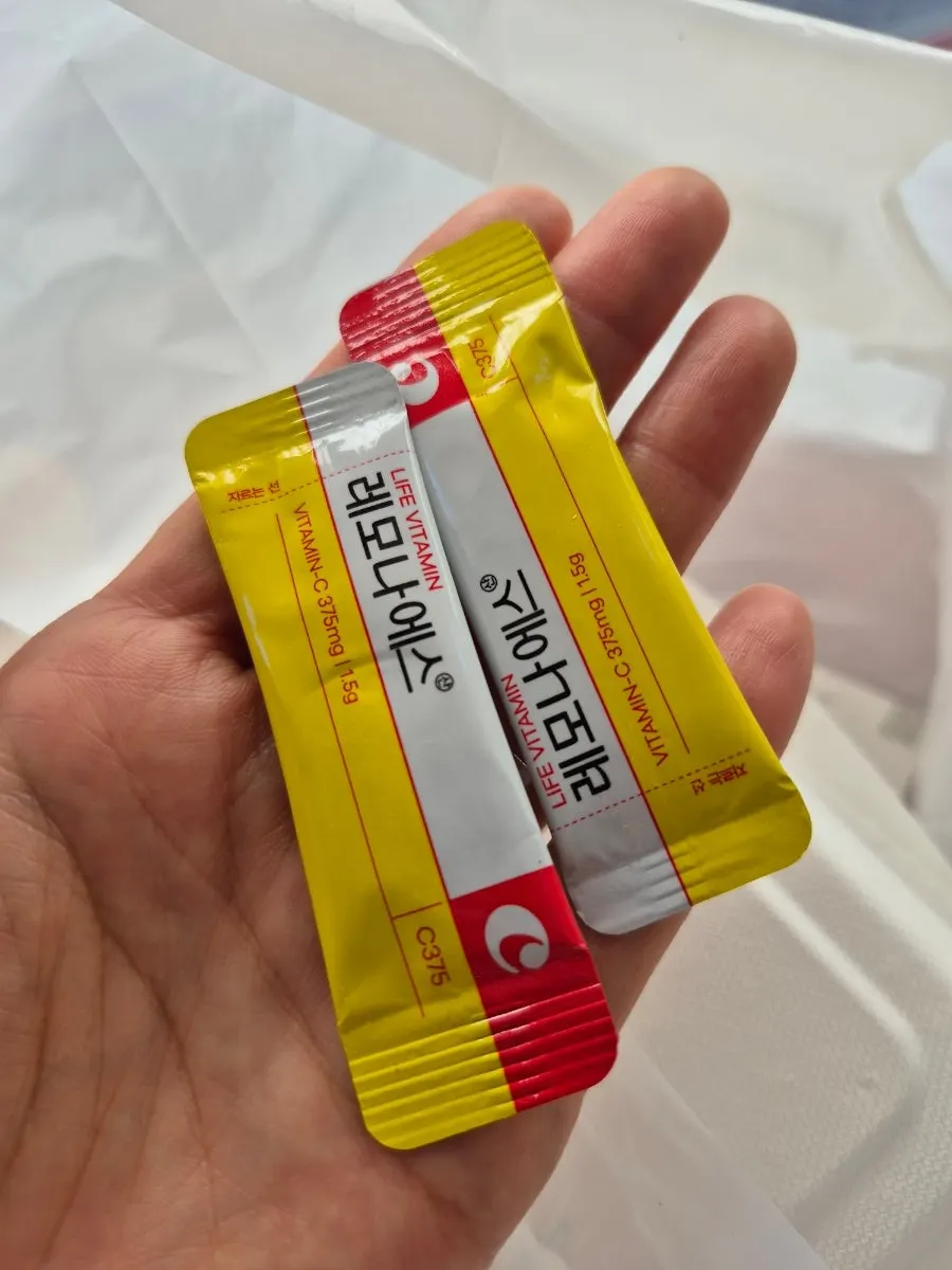 Lemona vitamin drink the owner gave as a gift