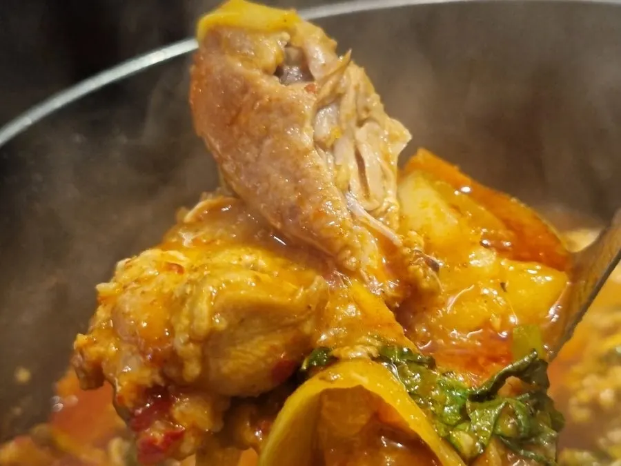 Free sikhye served as dessert