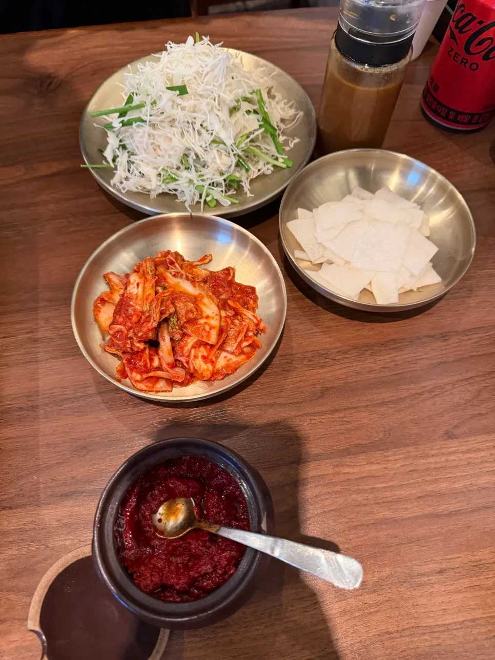 Clean dining space at Seocho Jeonggye