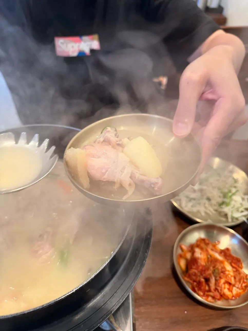 Chicken served in a portion for a child