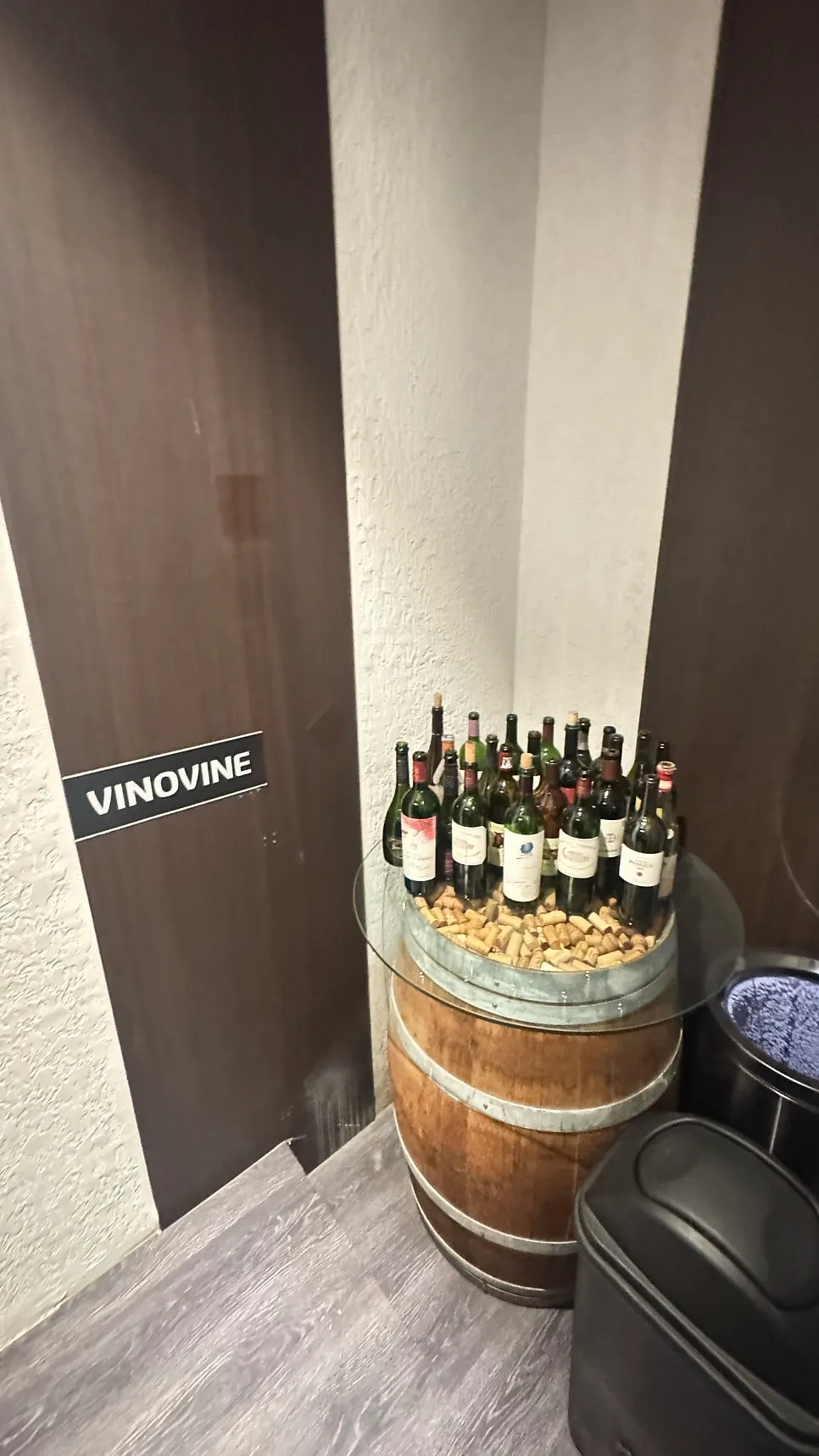 Interior atmosphere of a Vinovine private room