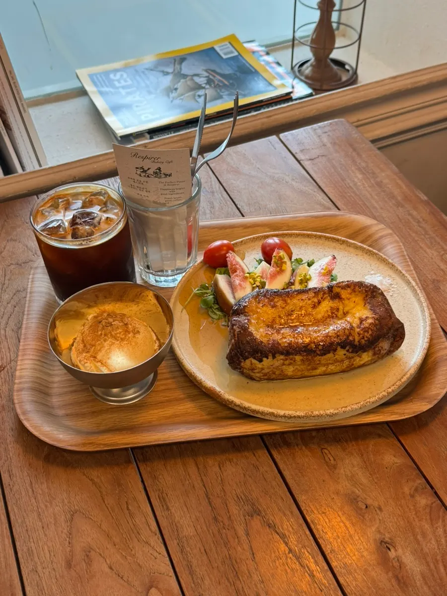 Beautifully plated brunch menu