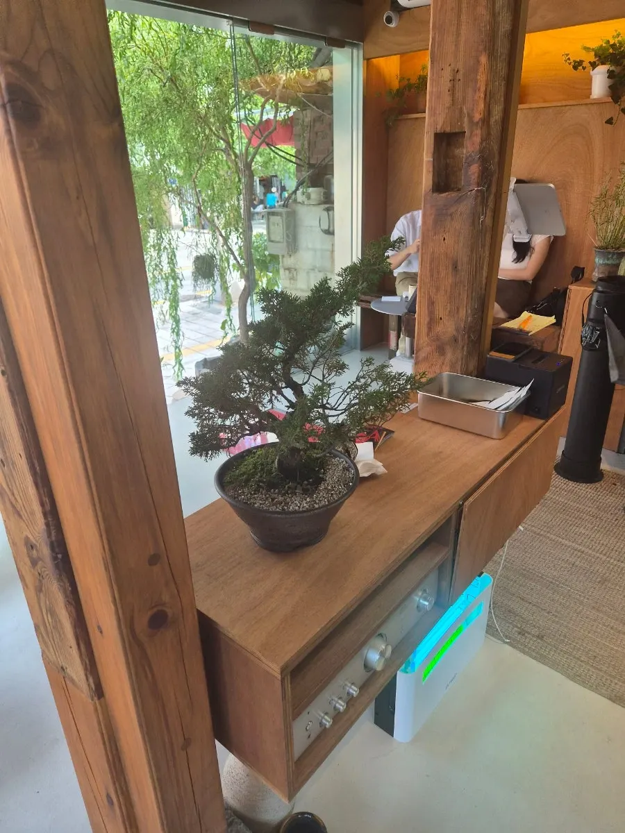 Display view of a concept shop in a Seochon alley